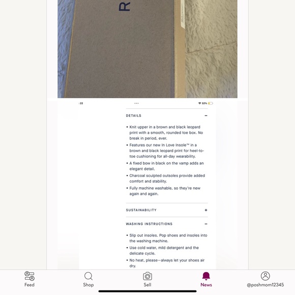 🌻HOST PICK🌻New in box Rothy's Classic Leopard Print Flats - Picture 8 of 8